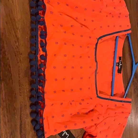 New lulus crop top pom Pom shirt: - Picture 5 of 9